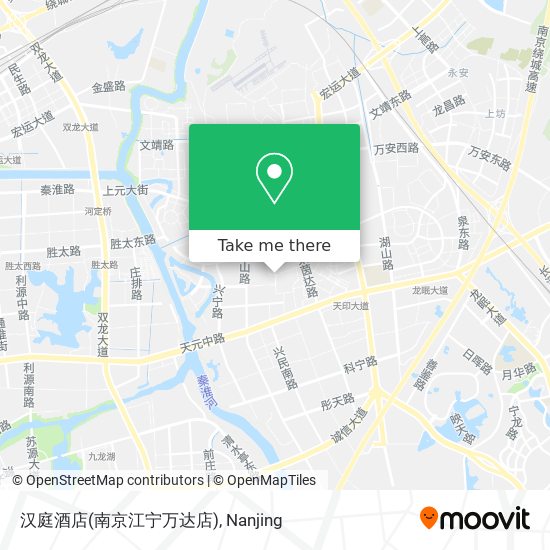 汉庭酒店(南京江宁万达店) map