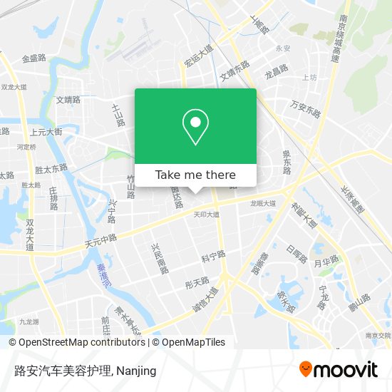 路安汽车美容护理 map