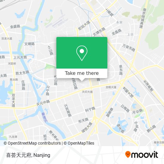 喜荟天元府 map