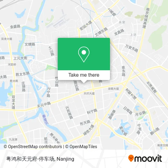 粤鸿和天元府-停车场 map