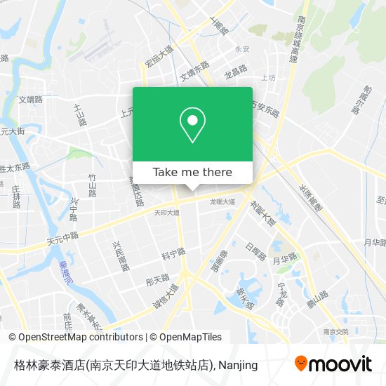 格林豪泰酒店(南京天印大道地铁站店) map