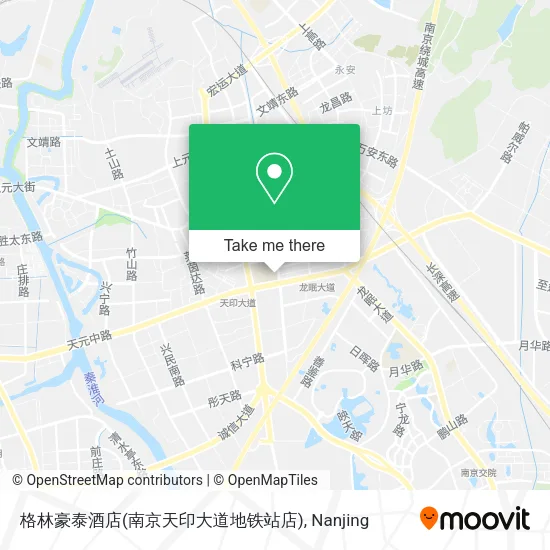 格林豪泰酒店(南京天印大道地铁站店) map