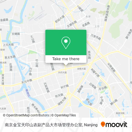南京金宝天印山农副产品大市场管理办公室 map