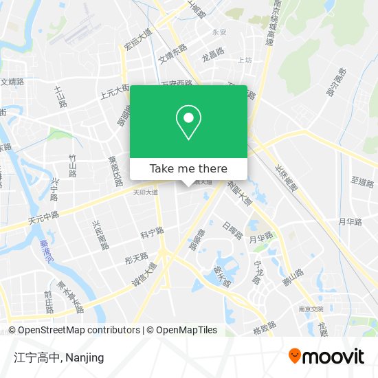江宁高中 map
