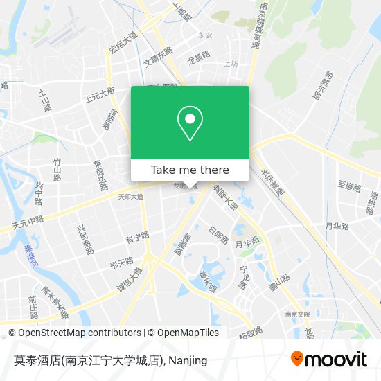 莫泰酒店(南京江宁大学城店) map