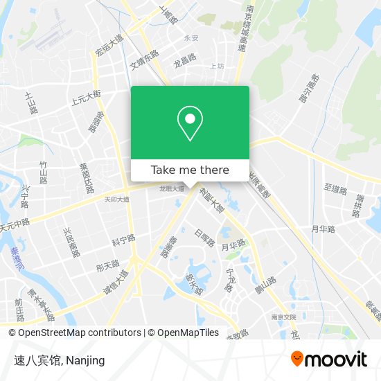 速八宾馆 map