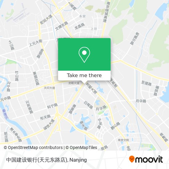中国建设银行(天元东路店) map