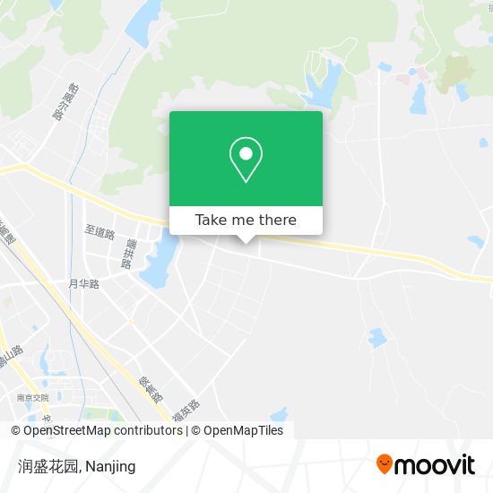 润盛花园 map