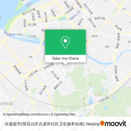 永盛超市(雨花台区古遗井社区卫生服务站南) map