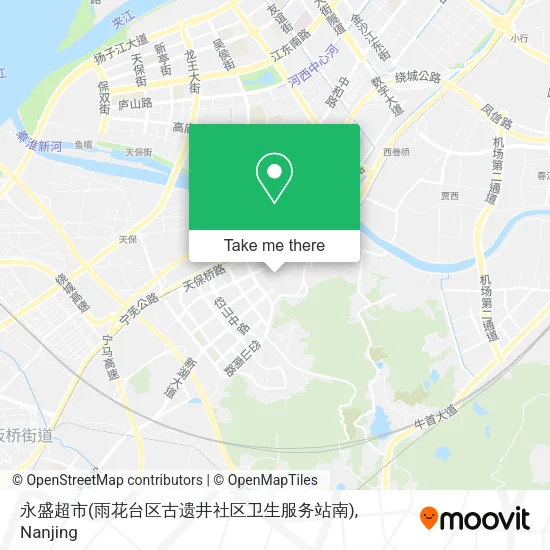 永盛超市(雨花台区古遗井社区卫生服务站南) map