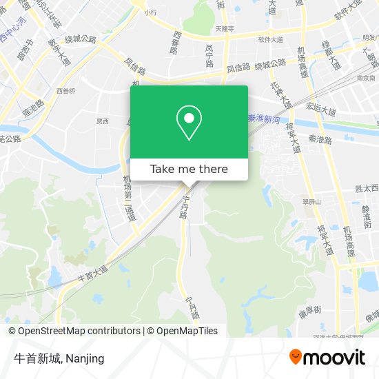 牛首新城 map