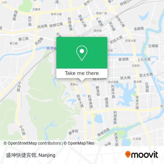 盛坤快捷宾馆 map