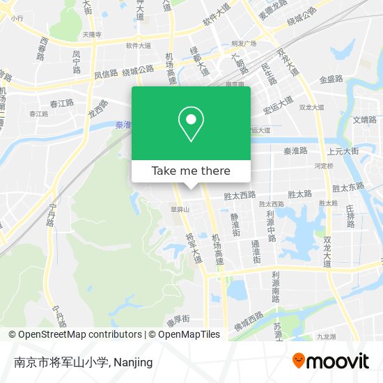 南京市将军山小学 map