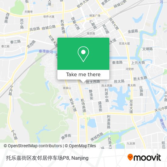 托乐嘉街区友邻居停车场P8 map