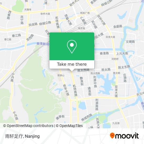 雨轩足疗 map