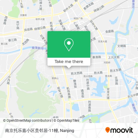 南京托乐嘉小区贵邻居-11幢 map
