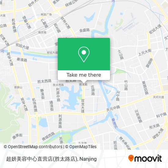 超妍美容中心直营店(胜太路店) map