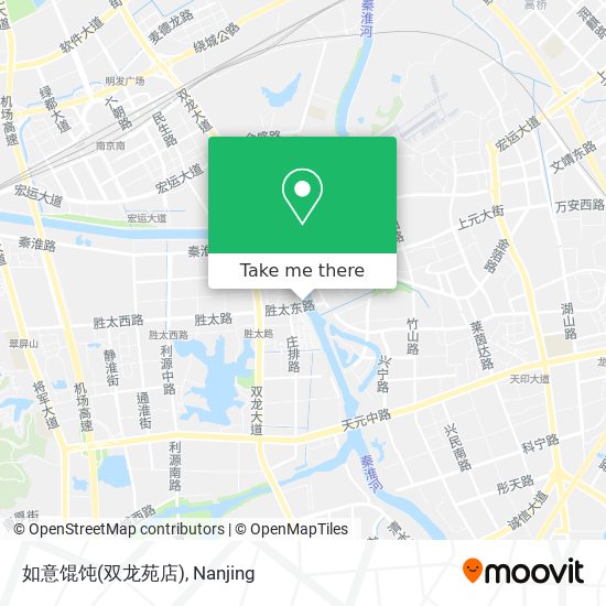 如意馄饨(双龙苑店) map