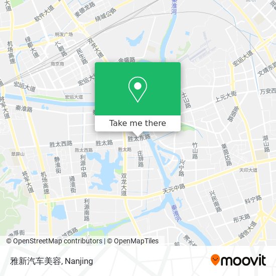 雅新汽车美容 map