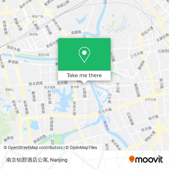 南京铂郡酒店公寓 map