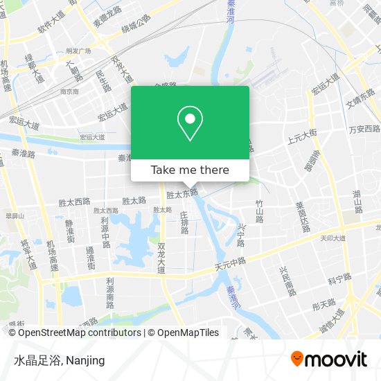 水晶足浴 map
