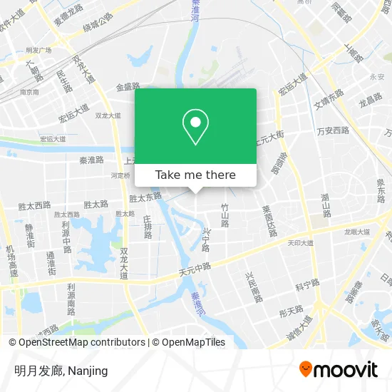明月发廊 map