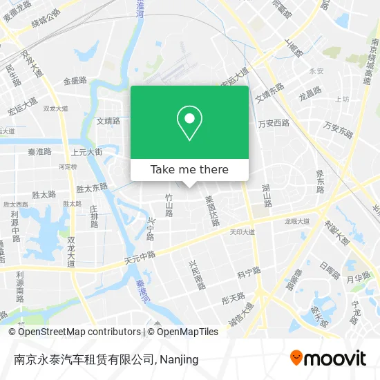 南京永泰汽车租赁有限公司 map