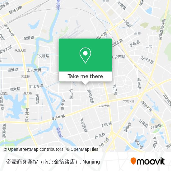 帝豪商务宾馆（南京金箔路店） map