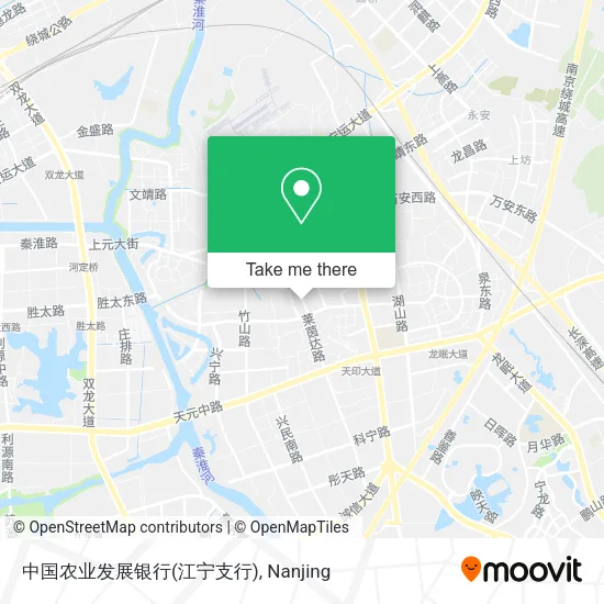 中国农业发展银行(江宁支行) map
