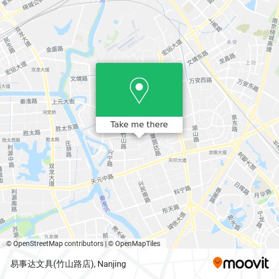 易事达文具(竹山路店) map