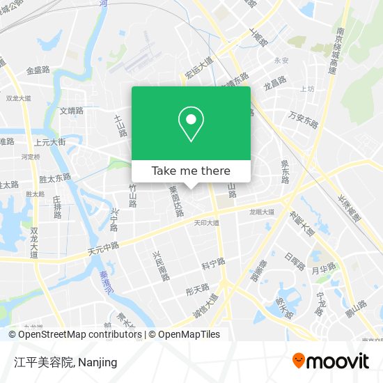 江平美容院 map