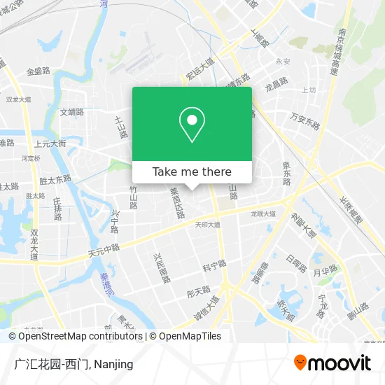 广汇花园-西门 map