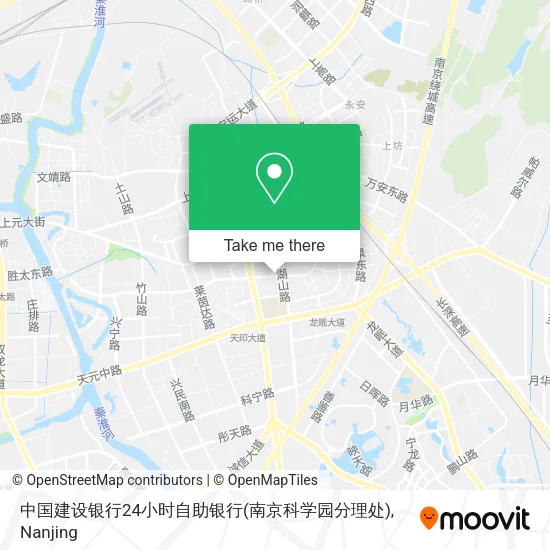 中国建设银行24小时自助银行(南京科学园分理处) map