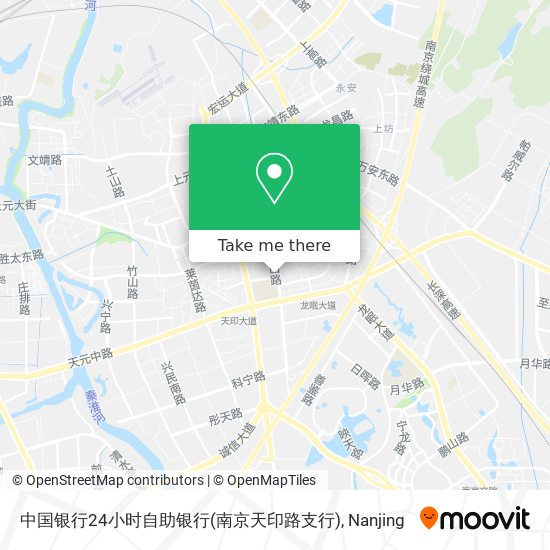 中国银行24小时自助银行(南京天印路支行) map