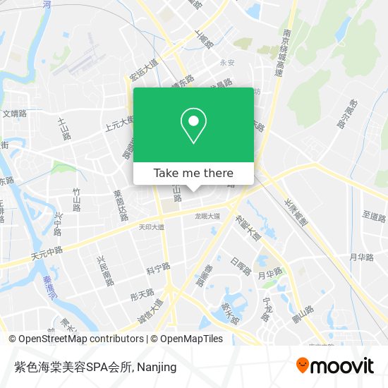 紫色海棠美容SPA会所 map