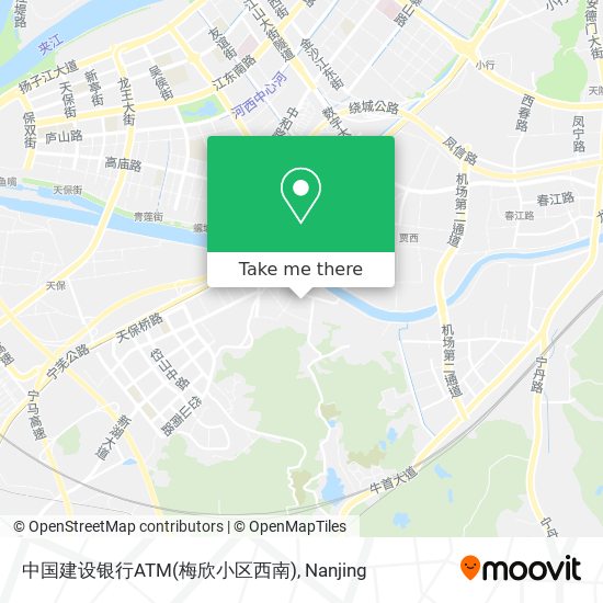 中国建设银行ATM(梅欣小区西南) map