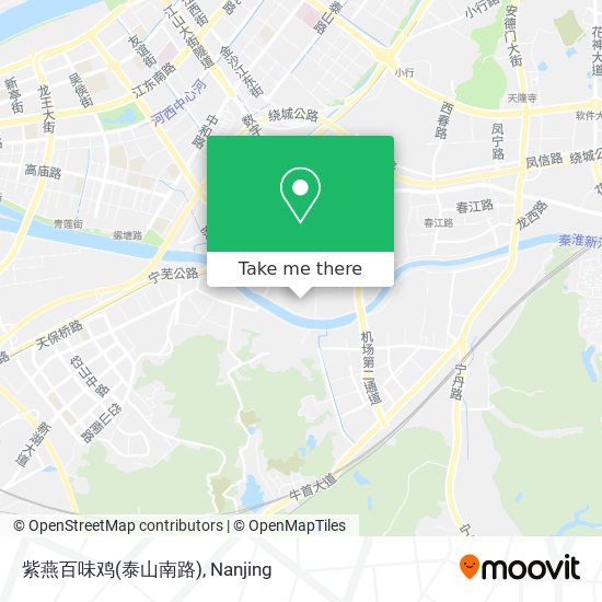 紫燕百味鸡(泰山南路) map