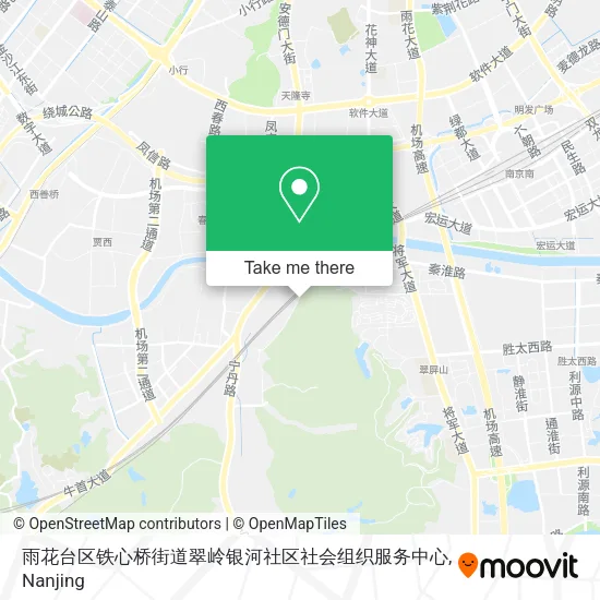 雨花台区铁心桥街道翠岭银河社区社会组织服务中心 map