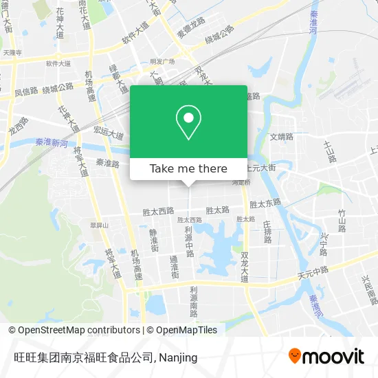 旺旺集团南京福旺食品公司 map