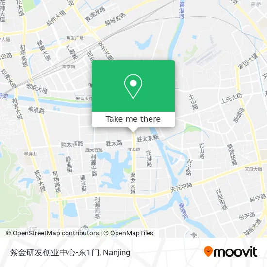 紫金研发创业中心-东1门 map