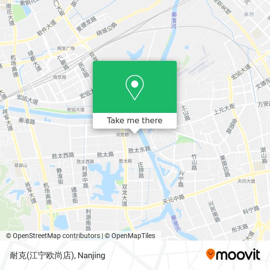 耐克(江宁欧尚店) map