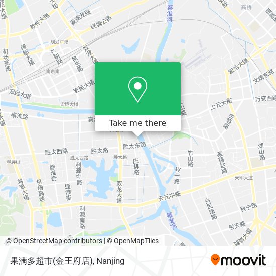 果满多超市(金王府店) map