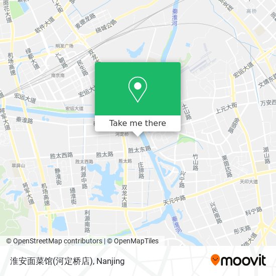 淮安面菜馆(河定桥店) map