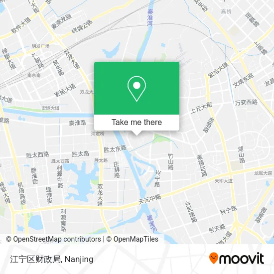 江宁区财政局 map