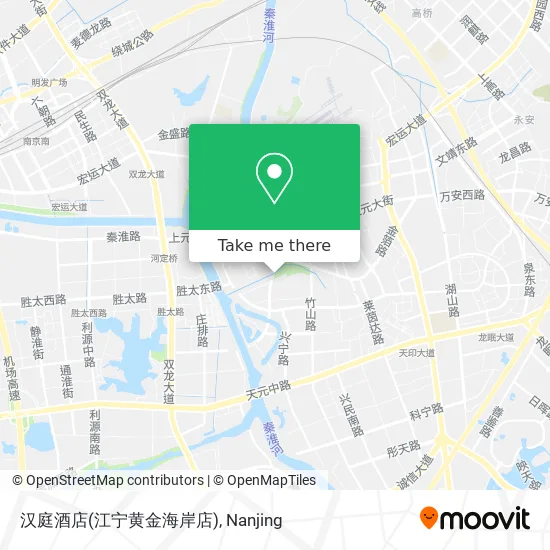 汉庭酒店(江宁黄金海岸店) map