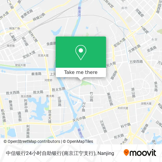 中信银行24小时自助银行(南京江宁支行) map