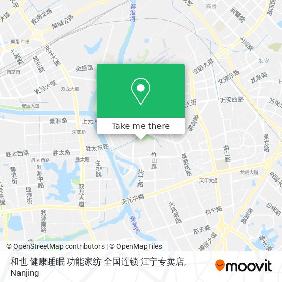 和也 健康睡眠 功能家纺 全国连锁 江宁专卖店 map
