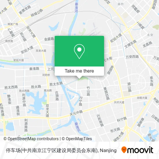 停车场(中共南京江宁区建设局委员会东南) map