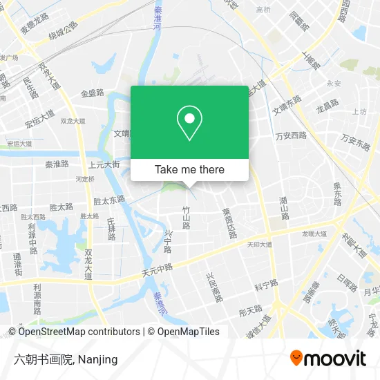 六朝书画院 map