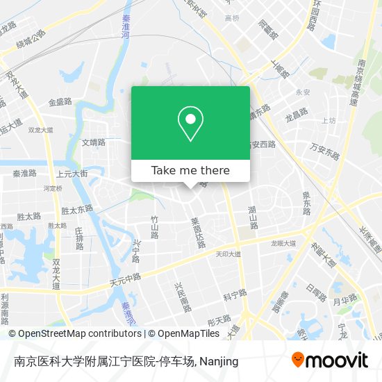 南京医科大学附属江宁医院-停车场 map